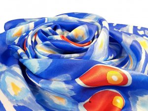 Alas de mariposa azules